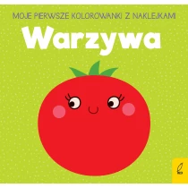 Praca zbiorowa Moje pierwsze kolorowanki z naklejkami. Warzywa