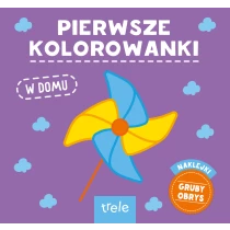 Praca zbiorowa Pierwsze kolorowanki. W domu